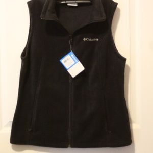 Columbia Black Vest (NEW) (Size Medium)
